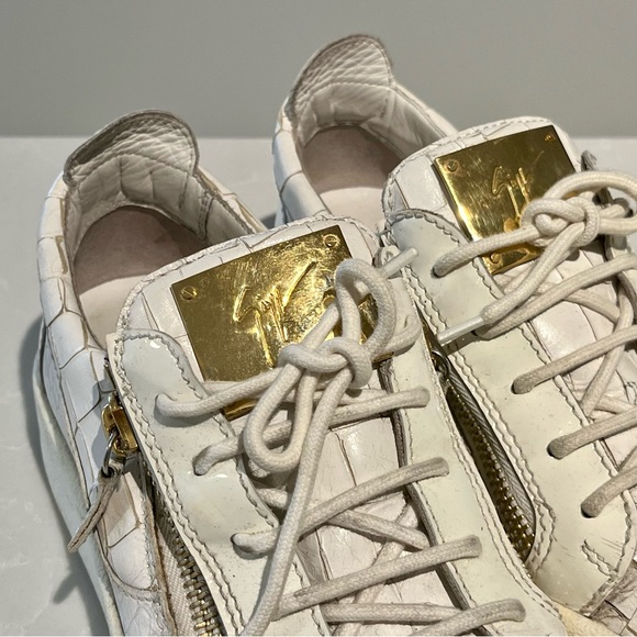 Giuseppe Zanotti Zip-Detailed Lace Up Sneakers - Picture 7 of 11
